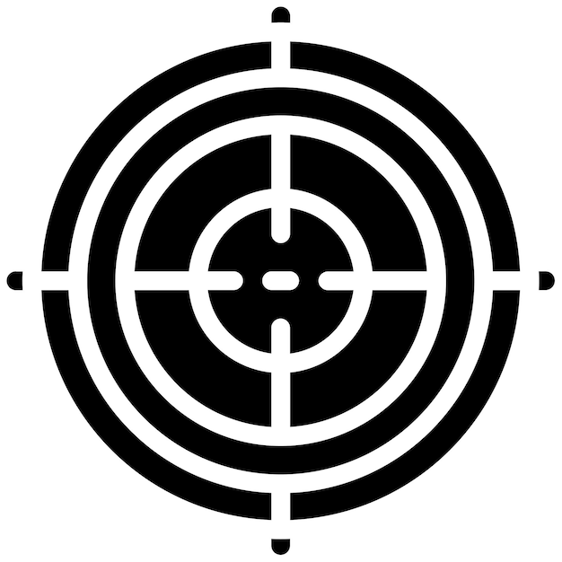Ícono de negocio objetivo