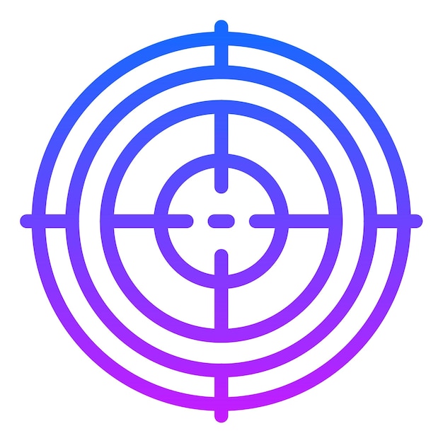 Ícono de negocio objetivo