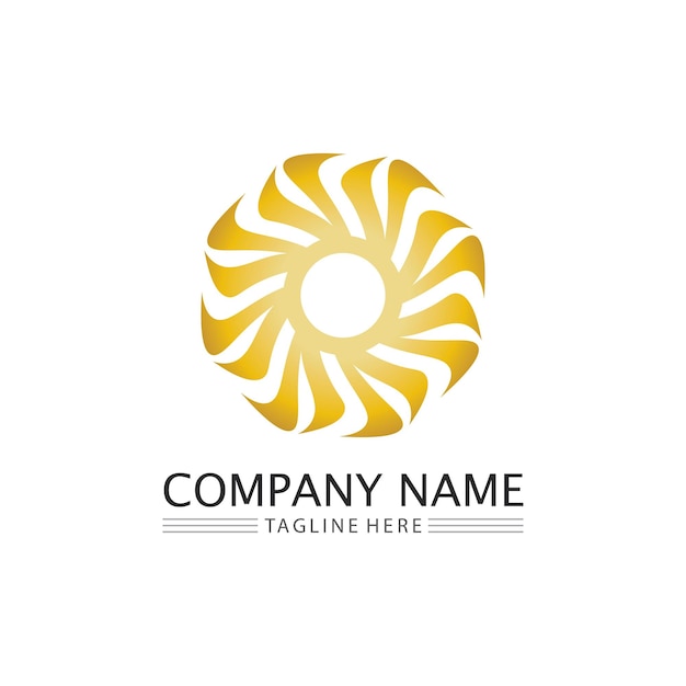 Icono de negocio y vector de diseño de logotipo