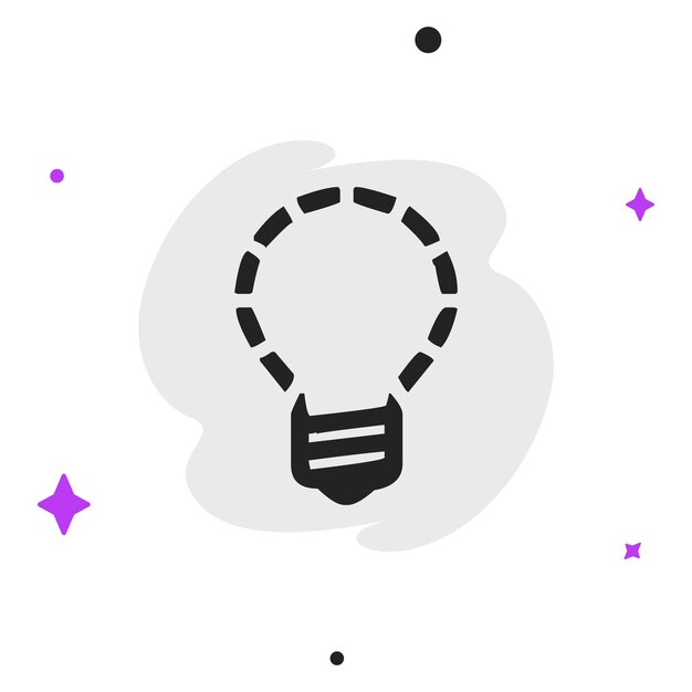 Ícono de negocio vectorial moderno y plano de alta calidad de Bulb en un fondo aislado