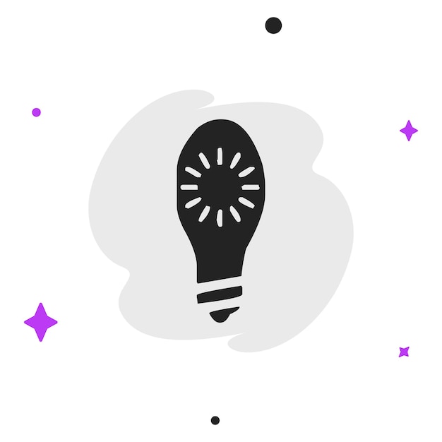 Ícono de negocio vectorial moderno y plano de alta calidad de Bulb en un fondo aislado