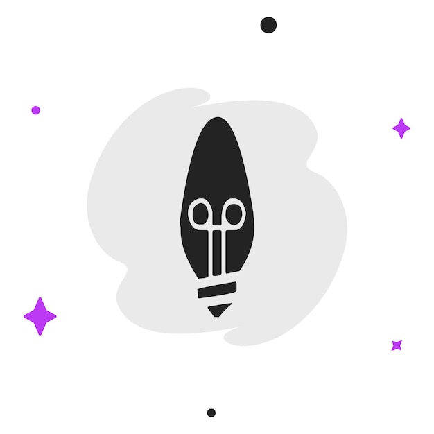 Ícono de negocio vectorial moderno y plano de alta calidad de Bulb en un fondo aislado