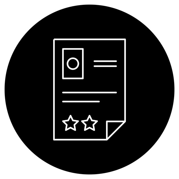 Ícono de negocio vectorial moderno y plano de alta calidad de informe sobre fondo aislado