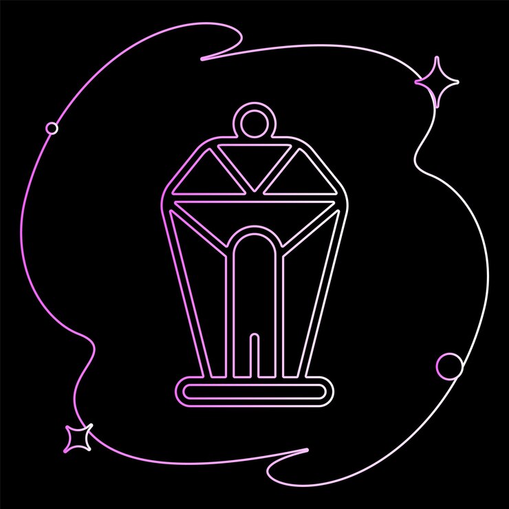 Vector icono de negocio vectorial moderno y plano de alta calidad de linterna en un fondo aislado