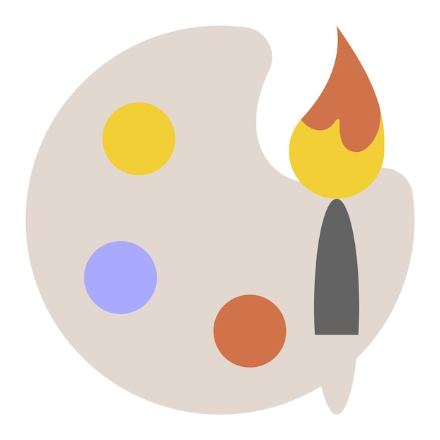 Ícono de negocio vectorial moderno y plano de alta calidad de la paleta de colores en un fondo aislado
