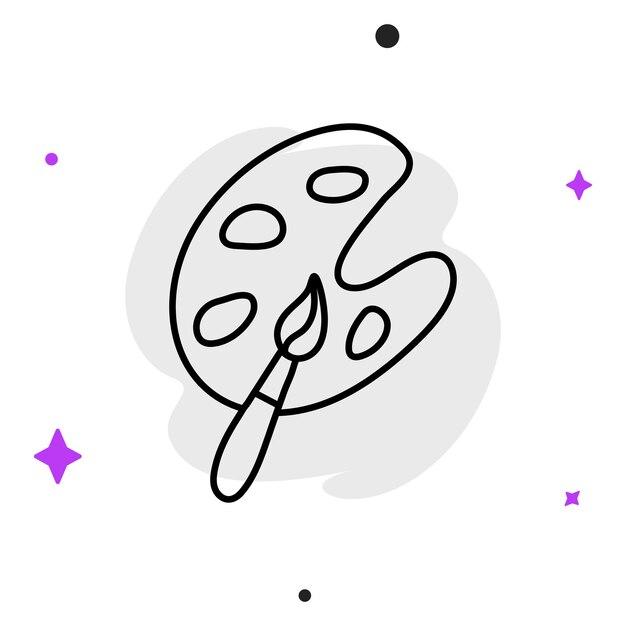 Ícono de negocio vectorial moderno y plano de alta calidad de la paleta de colores en un fondo aislado