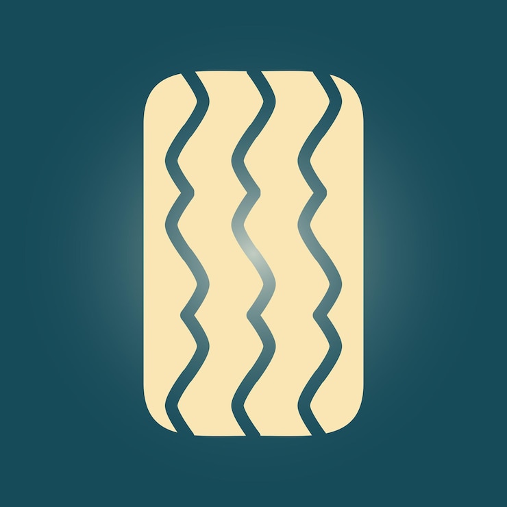 Vector icono de neumático de moda ilustración vectorial abstracta ideal obra de arte colorida diseño hermoso