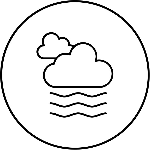 Icono de la niebla