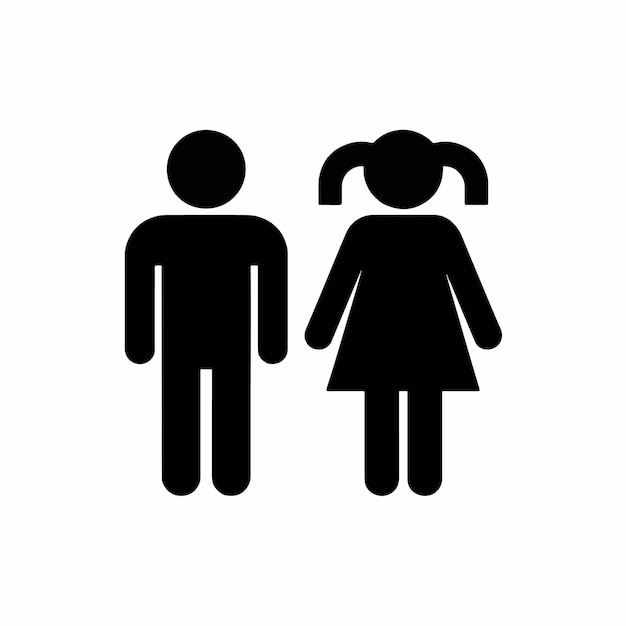 Icono de niño y niña