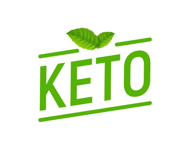 Ícono de nivel de dieta Keto Suplemento dietético alto en proteínas cetogénicas