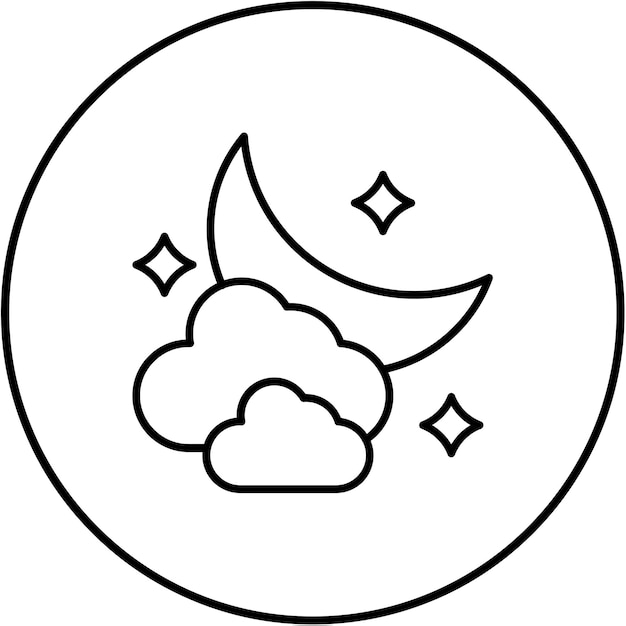 Icono de la noche