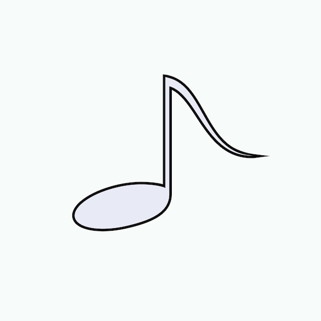Icono de notación musical Símbolo de elemento de composición de canciones