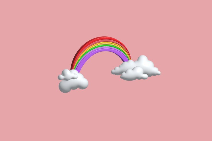 Vector icono de nube 3d concepto de nubes objeto 3d realista estilo de dibujos animados ilustración colorida vectorial