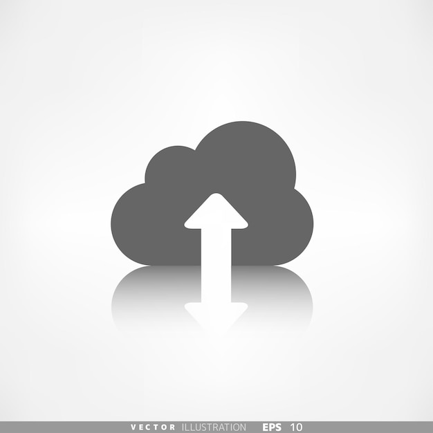 Icono de nube de aplicaciones Almacenamiento de datos