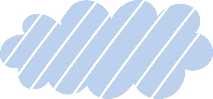 Vector icono de nube de cielo