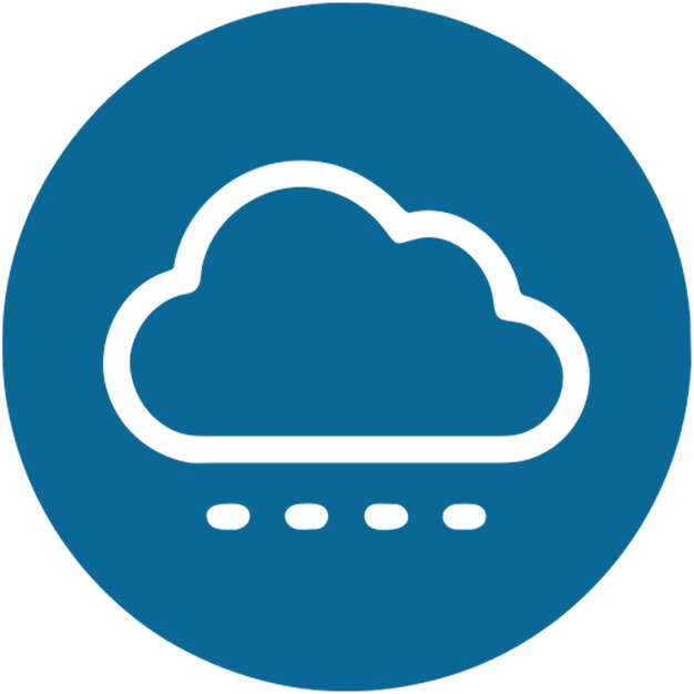 icono de la nube de red