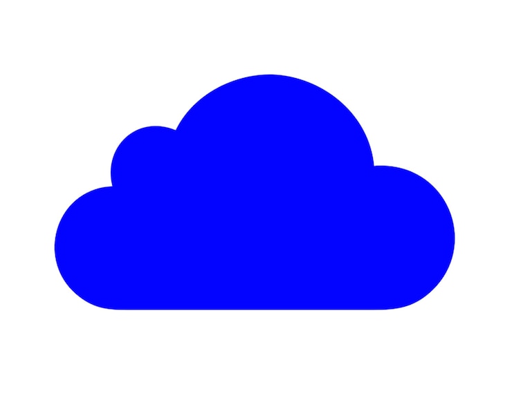 Vector icono de la nube