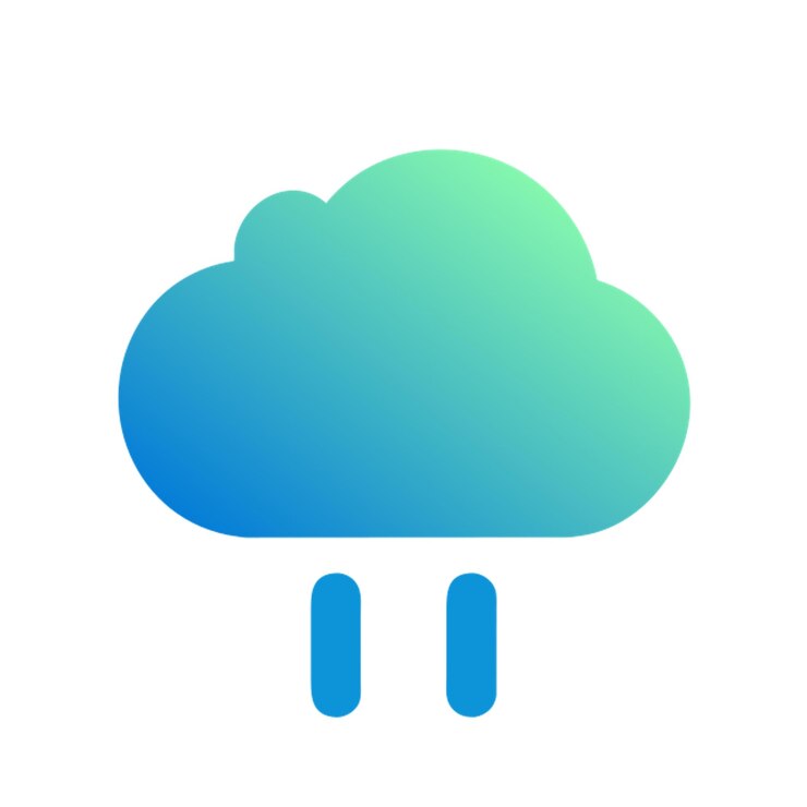 Vector icono de la nube