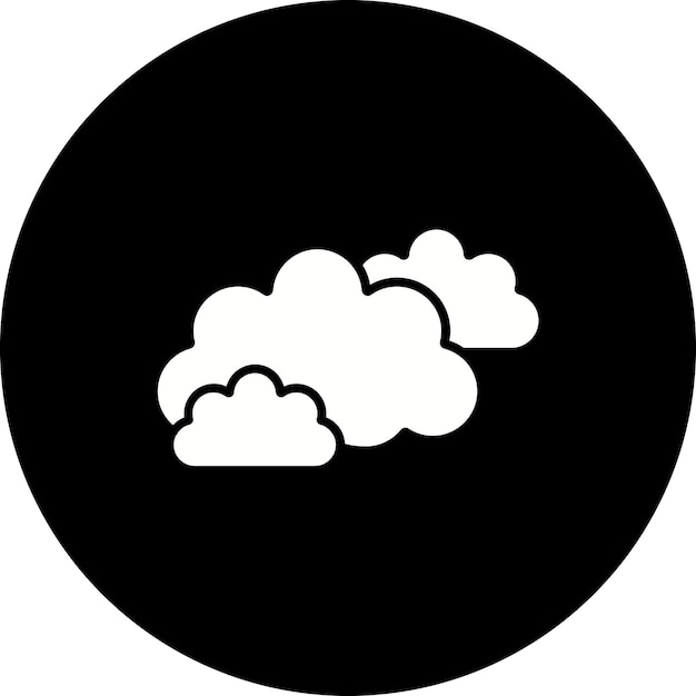 El icono de las nubes