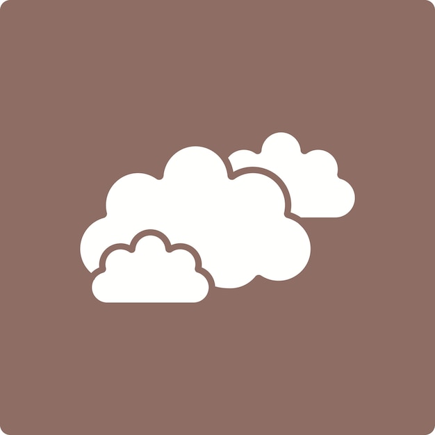 El icono de las nubes