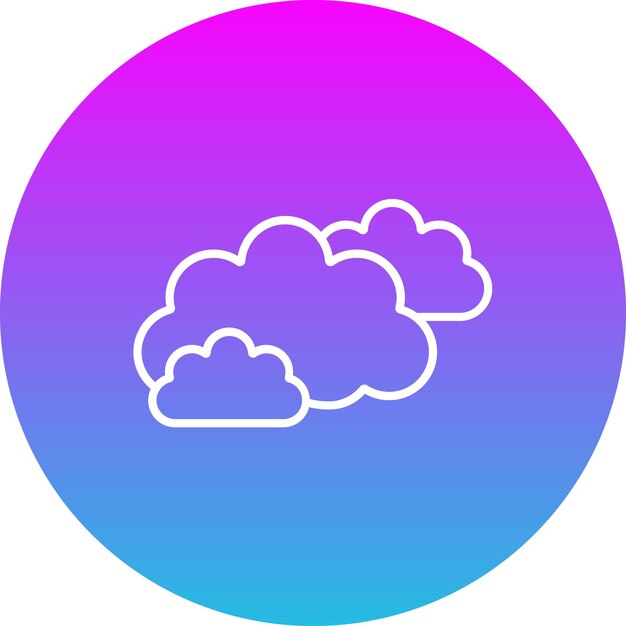 El icono de las nubes
