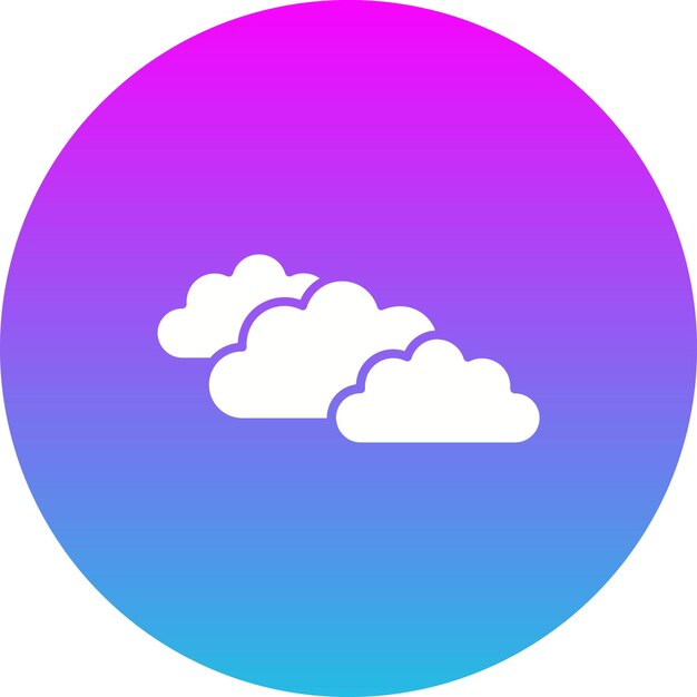 El icono de las nubes