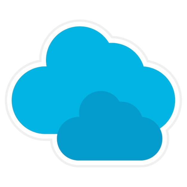 El icono de las nubes