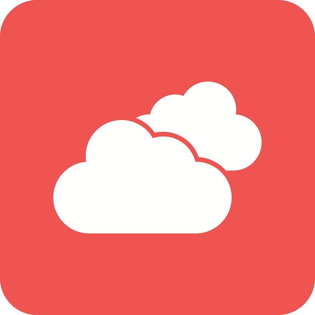 El icono de las nubes