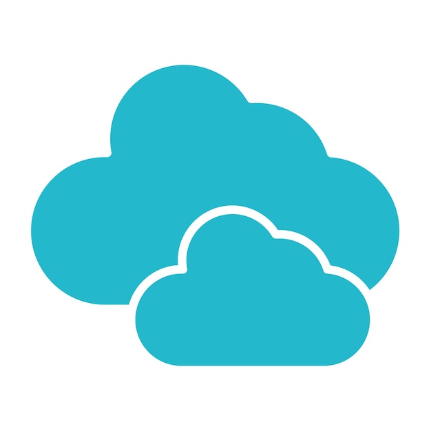 El icono de las nubes