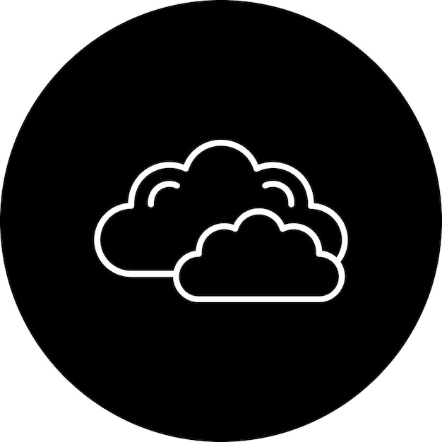 El icono de las nubes