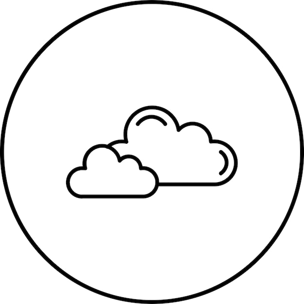 El icono de las nubes