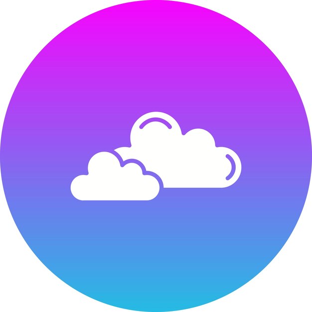 El icono de las nubes