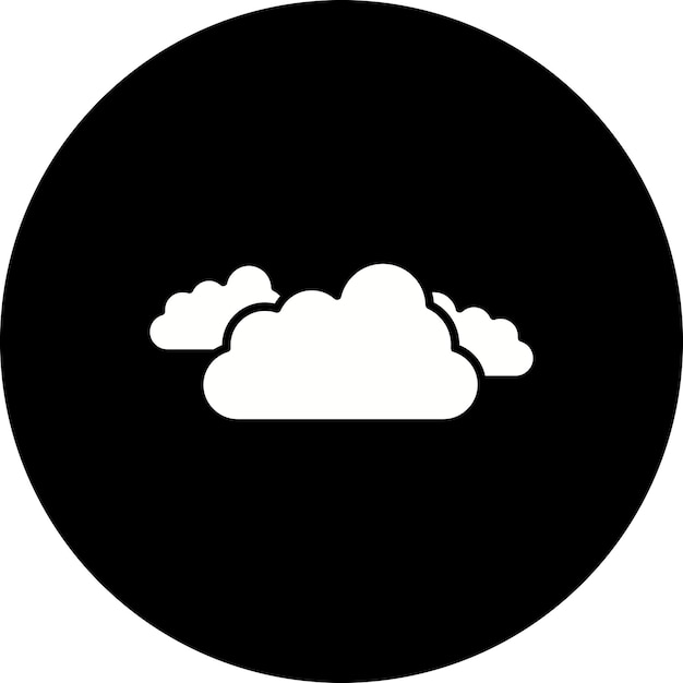 El icono de las nubes