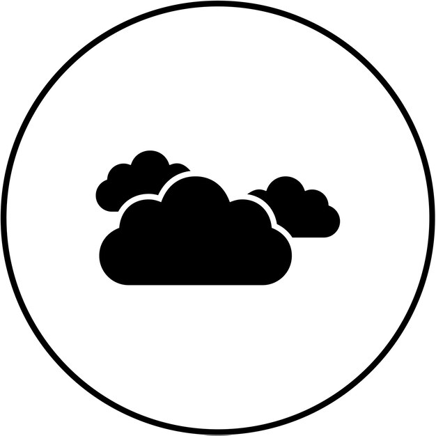 El icono de las nubes