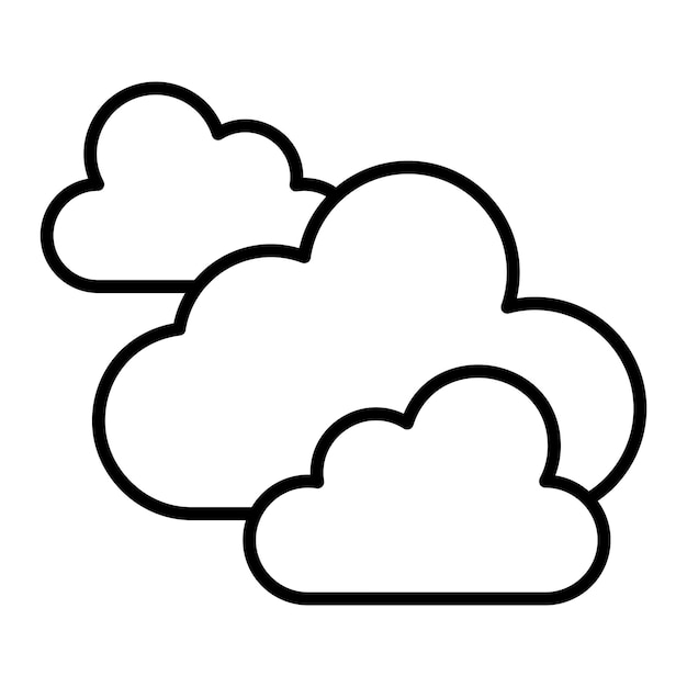 El icono de las nubes