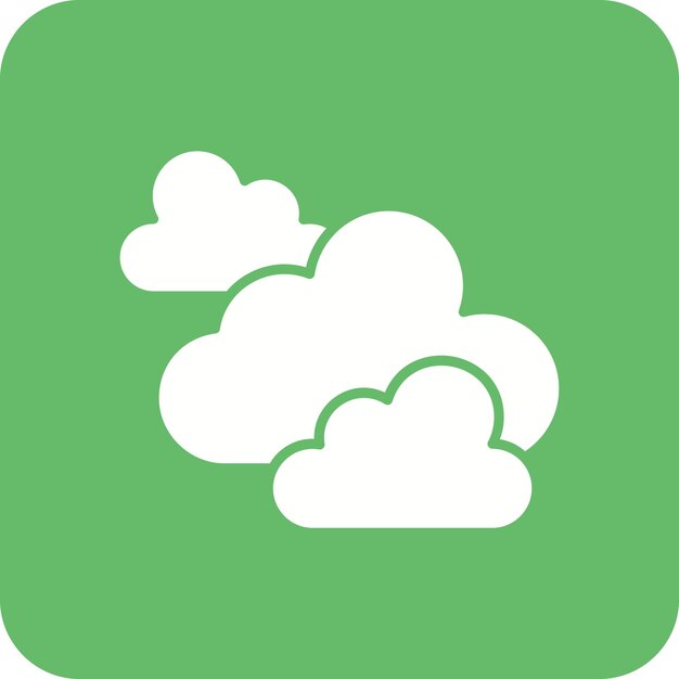 El icono de las nubes