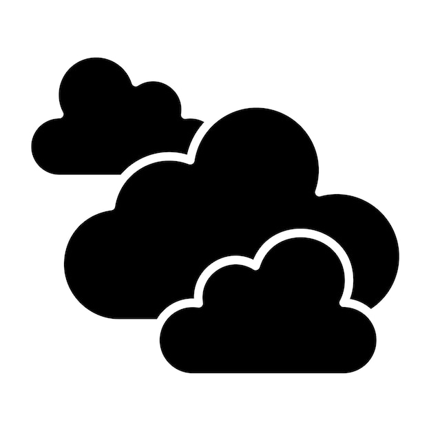 El icono de las nubes