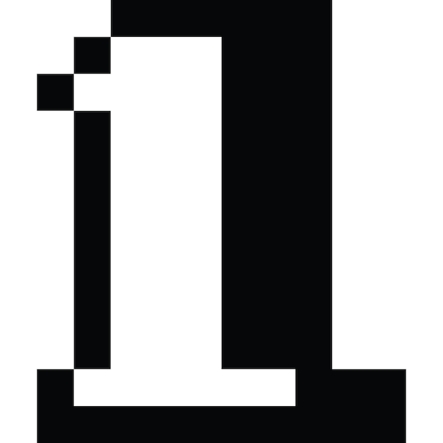 El icono número uno del estilo de dibujos animados de pixel art