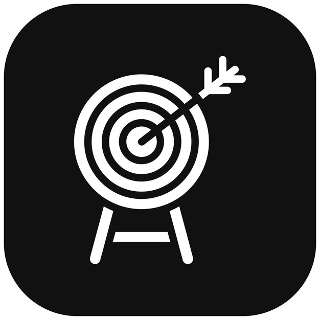 Icono de objetivo de marketing