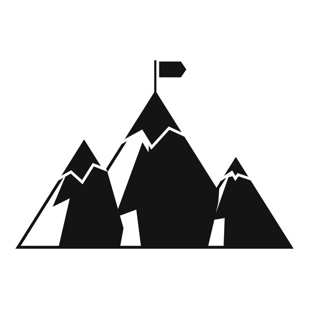 Icono de objetivo de videojuego Ilustración simple del icono de vector de objetivo de videojuego para diseño web aislado sobre fondo blanco