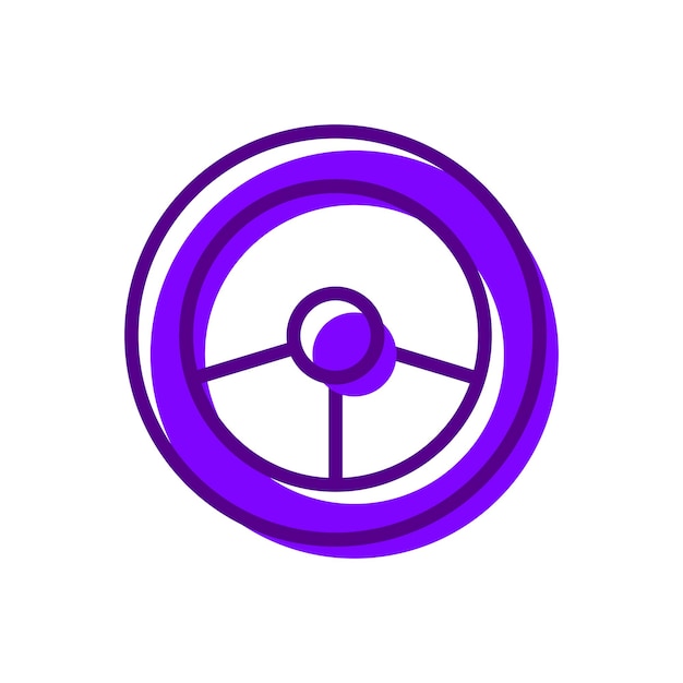 Icono del obturador y las lentes de la cámara vectorial
