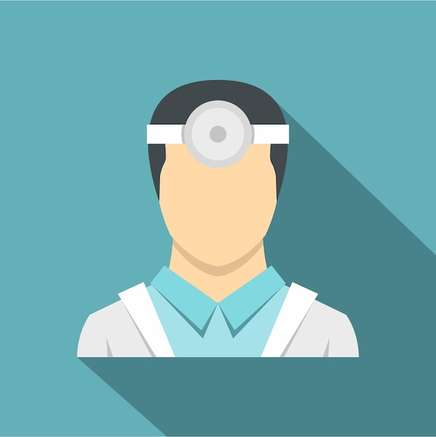 Ícono oculista Ilustración plana del ícono vectorial oculista para la web