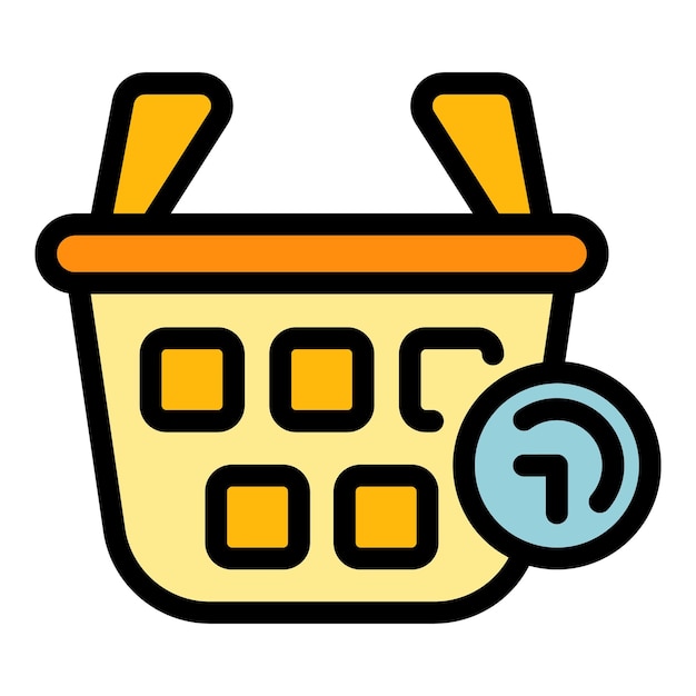Icono de oferta por tiempo limitado Esbozo de oferta por tempo limitado Icono vectorial de color plano aislado