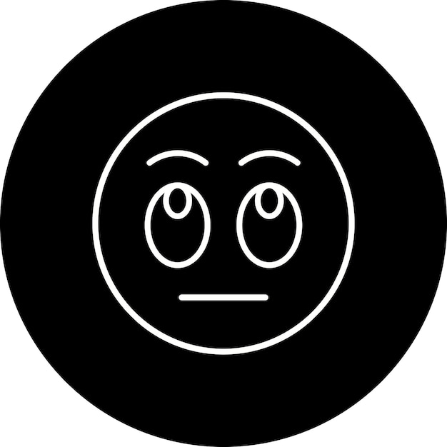 Icono de los ojos rodantes
