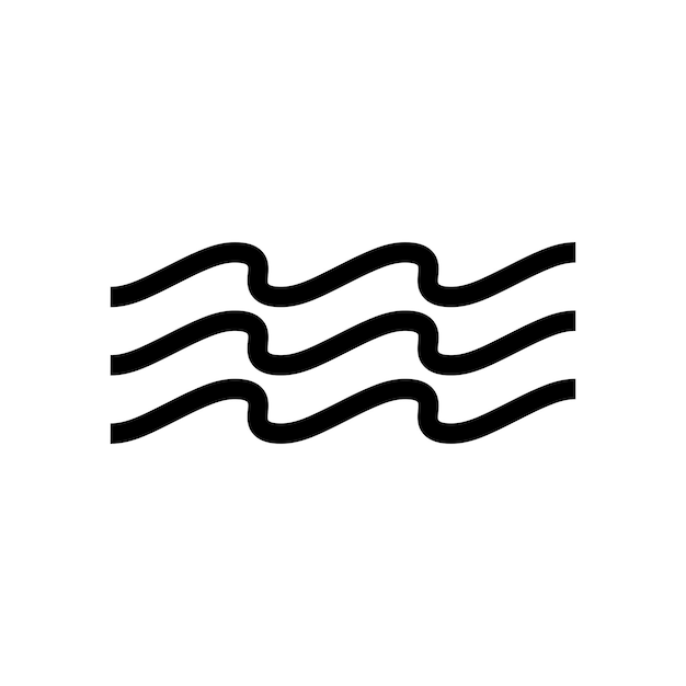 icono de ola de agua