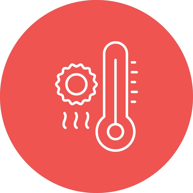 Icono de las olas de calor