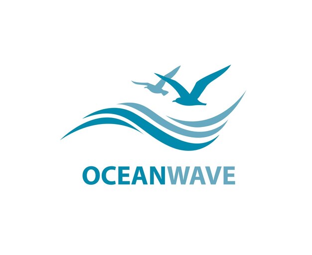 el icono de las olas del mar