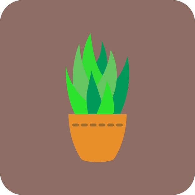 Icono de la olla de la planta