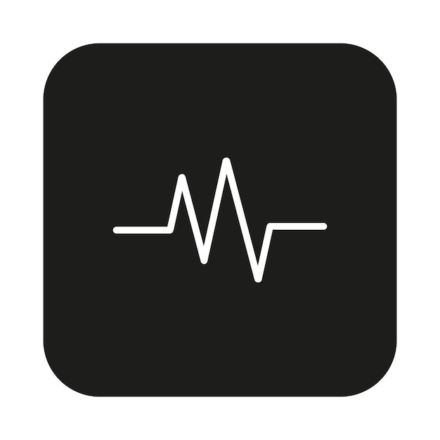 Icono de onda de audio