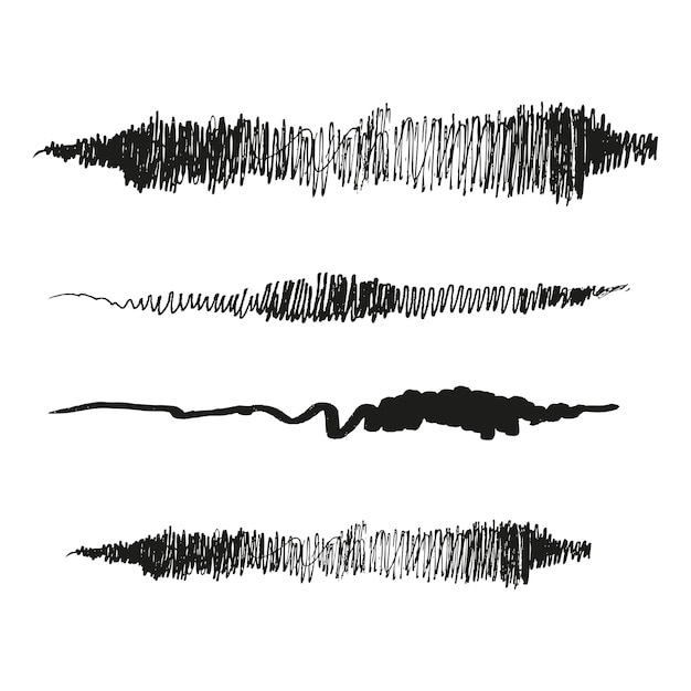 Icono con ondas sonoras para diseño médico Elemento de diseño Logotipo de onda Ilustración vectorial